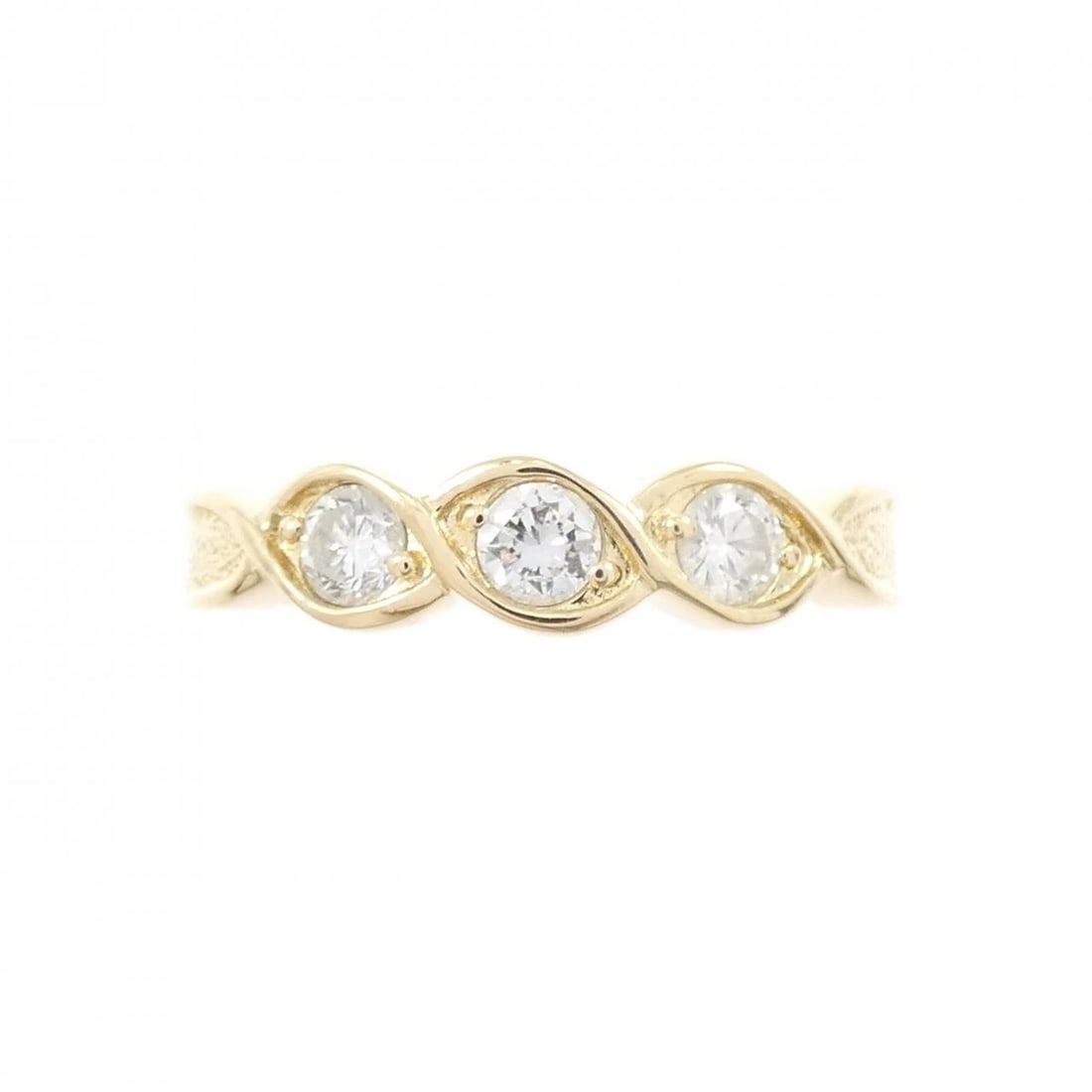 K18YG DIAMOND RING - 2