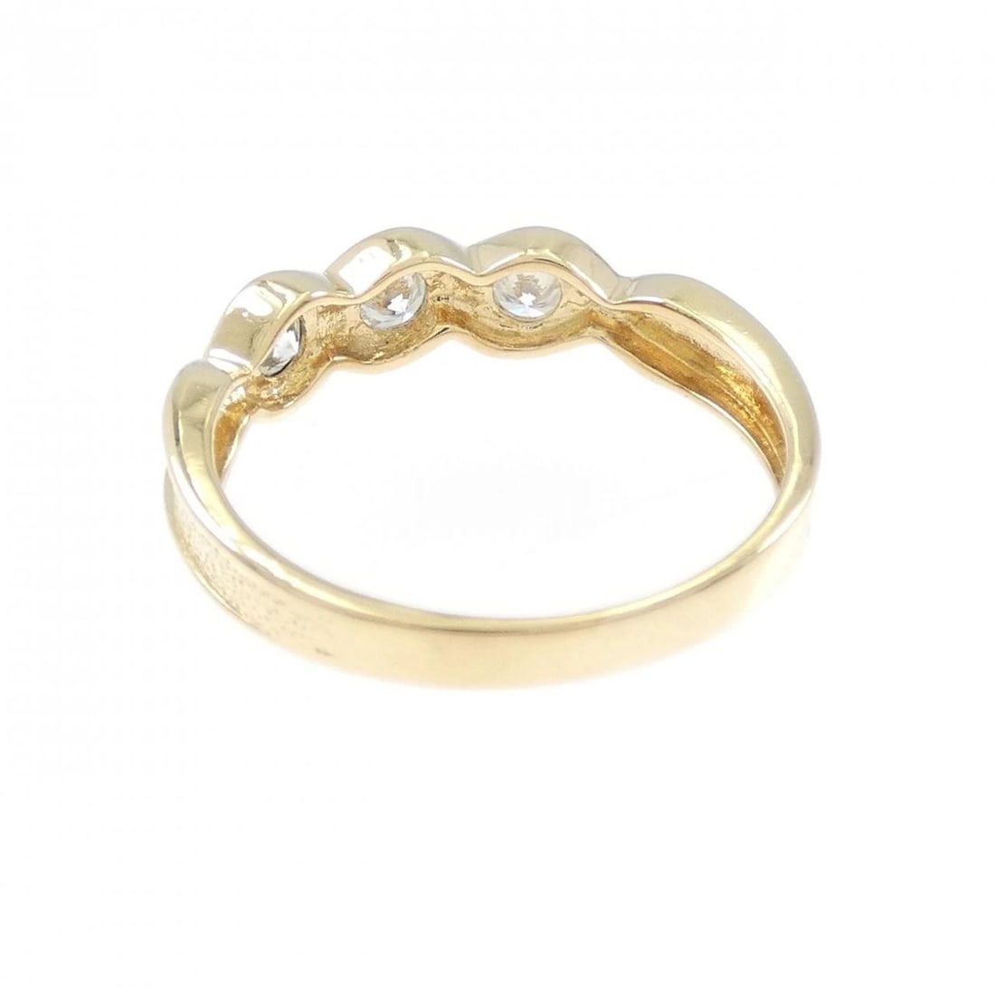 K18YG DIAMOND RING - 3