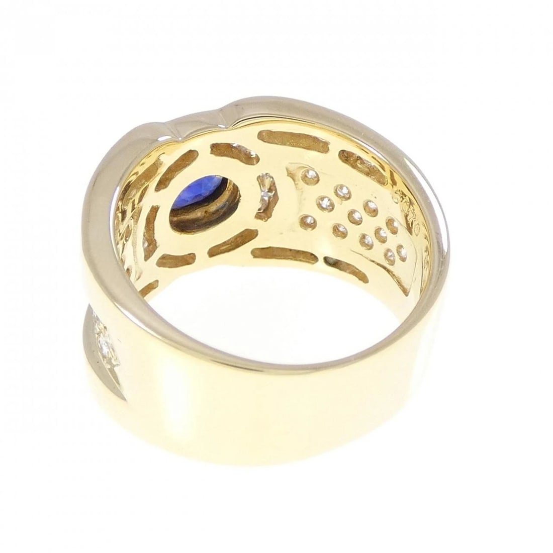 K18YG SAPPHIRE RING - 3