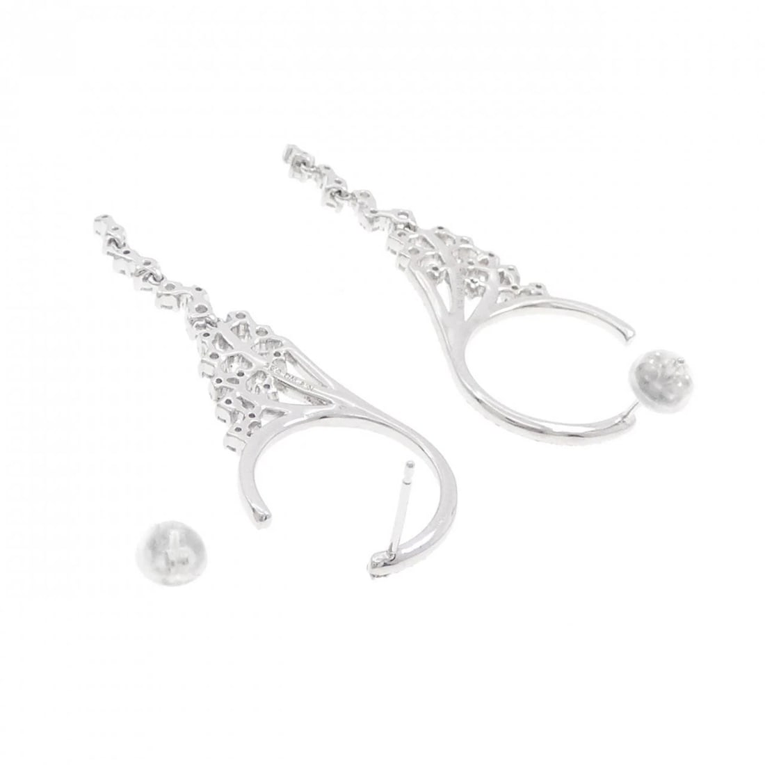 K18WG DIAMOND PIERCE - 3