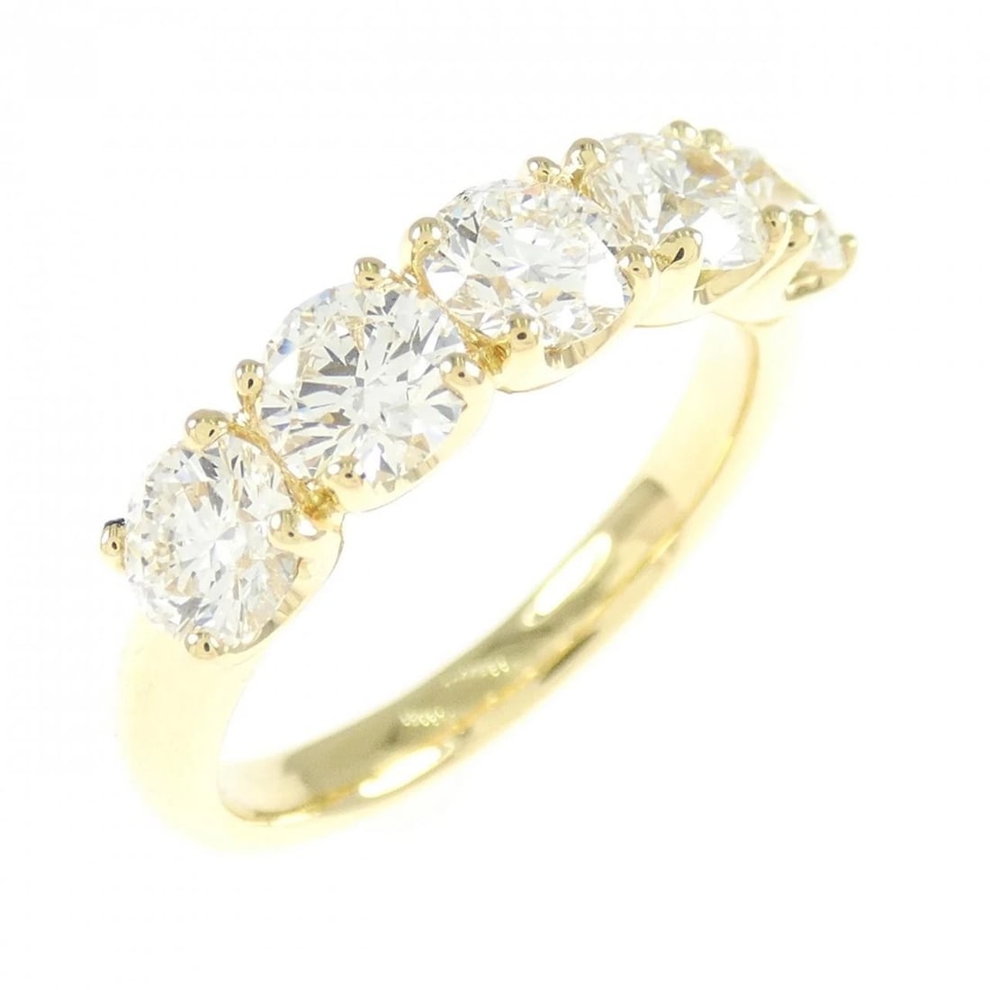 K18YG DIAMOND RING: K18YG Diamond Ring Brand: Unbranded Type/Style: Diamond Ring Material: 18K Yellow Gold, Main Stone/Creation Natural Color: Yellow Gold Size: US 5 3/4 Accessories: None Accessories Notice: When