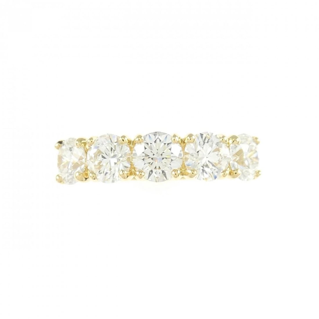 K18YG DIAMOND RING - 2