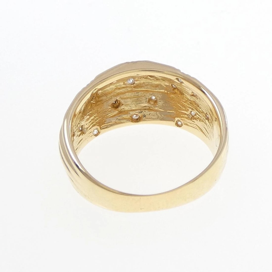 K18YG DIAMOND RING - 3