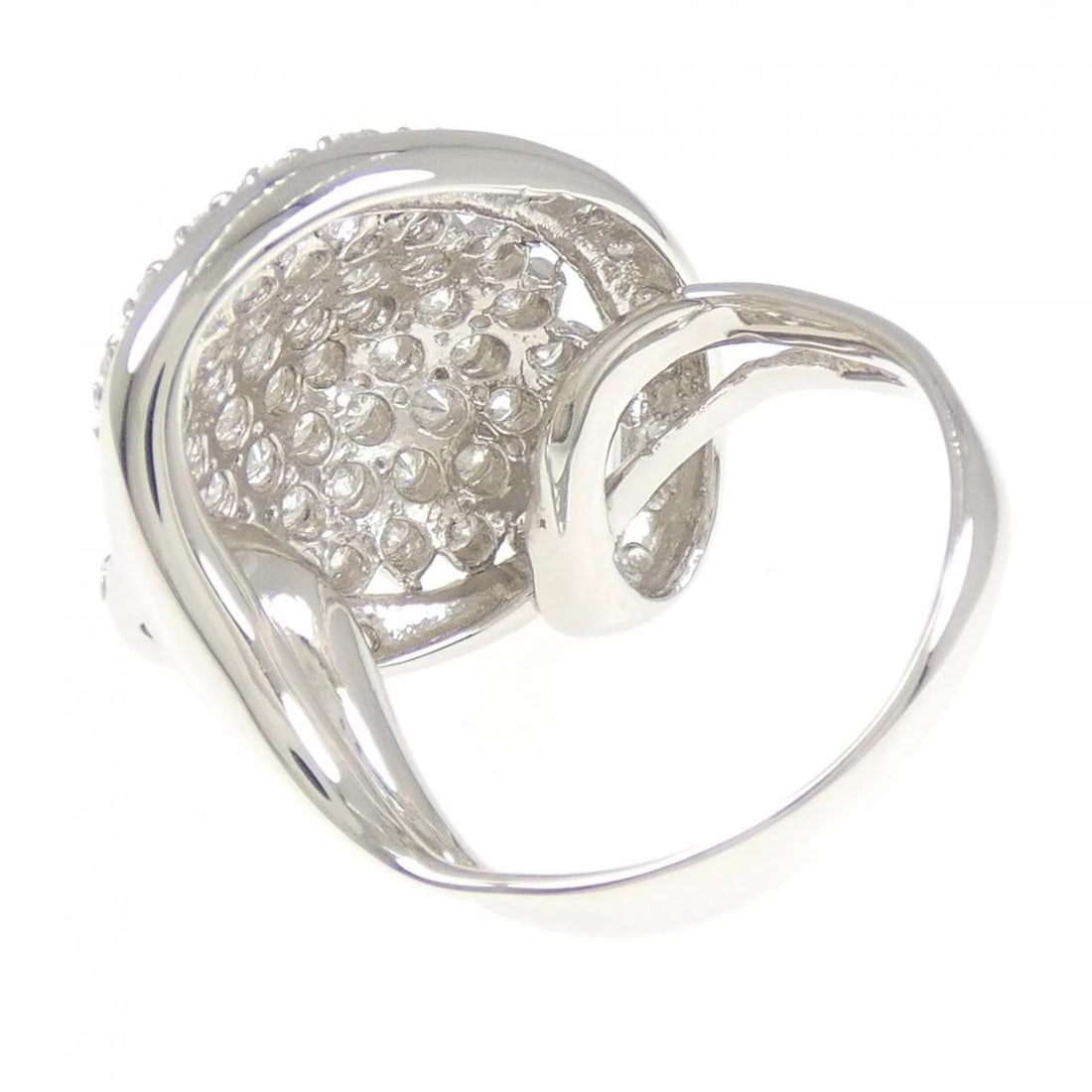 PT900 PAVE DIAMOND RING - 3
