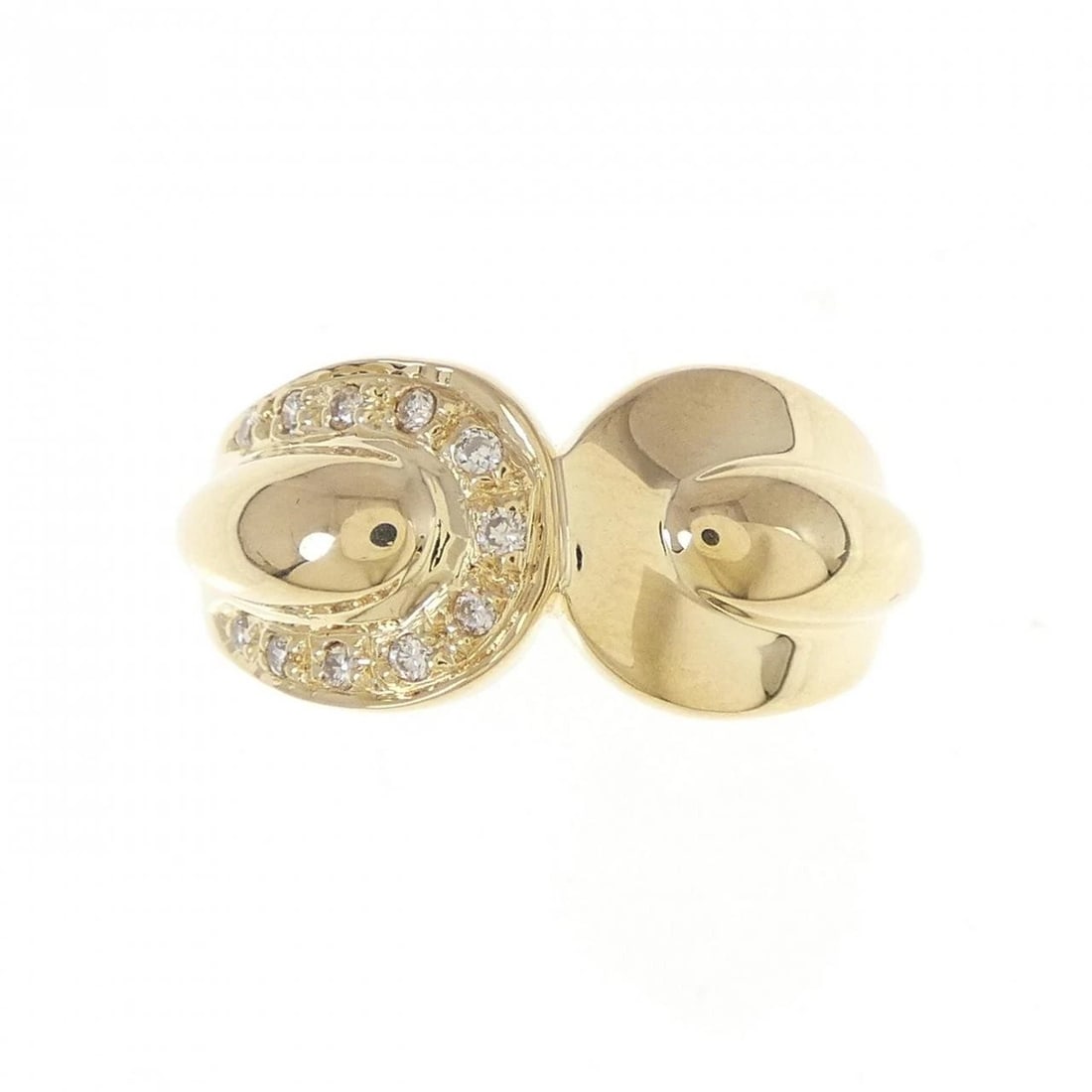 K18YG DIAMOND RING - 2