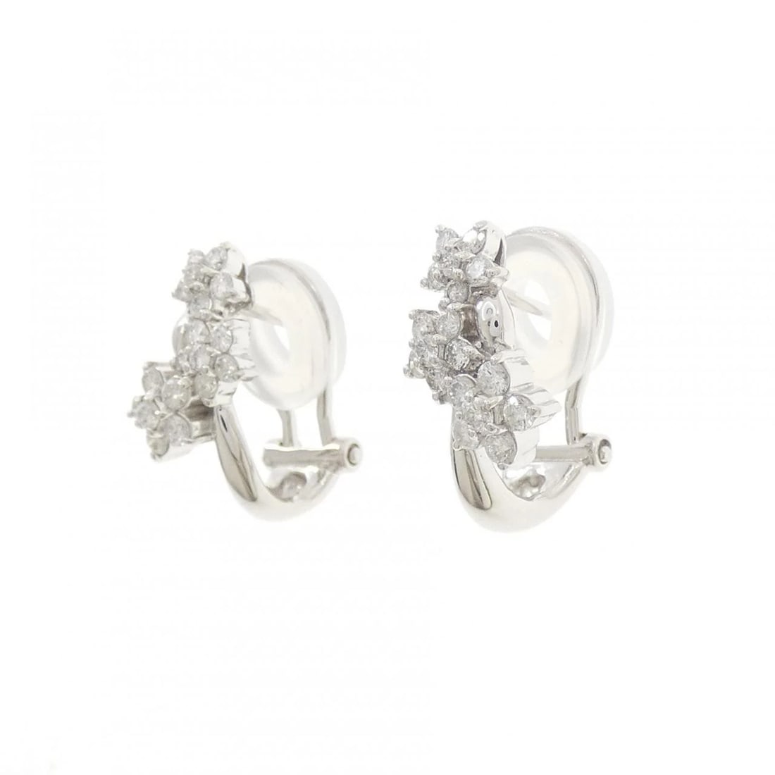 PT900 FLOWER DIAMOND PIERCING - 2