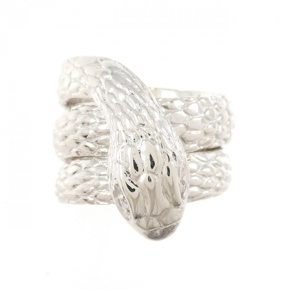 PT900 SNAKE DIAMOND RING - 2