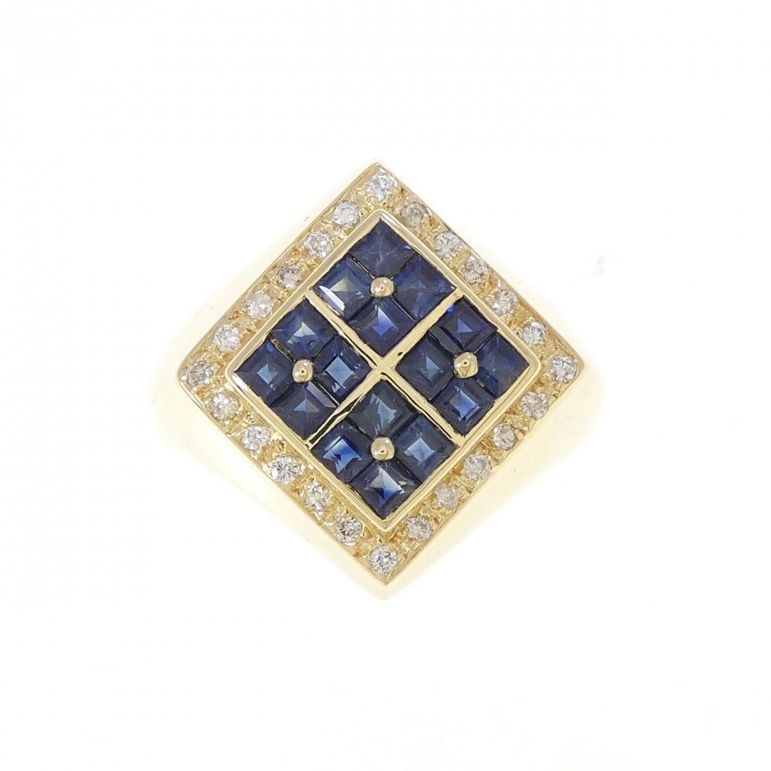K18YG SAPPHIRE RING - 2