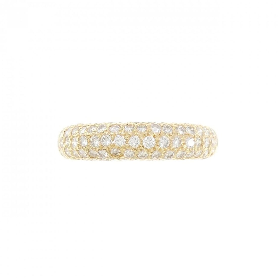 750YG PAVE DIAMOND RING - 2