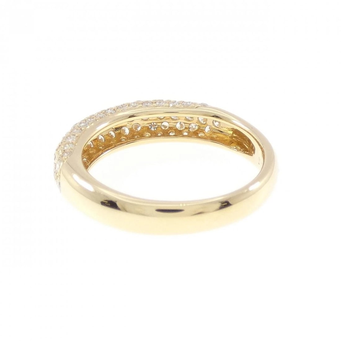 750YG PAVE DIAMOND RING - 3