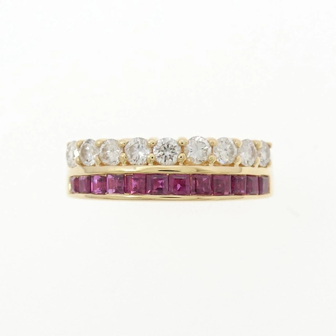 18K YELLOW GOLD RUBY RING - 2