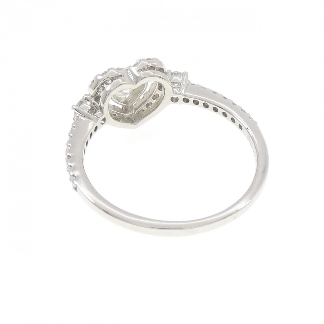 PT900 HEART DIAMOND RING - 3