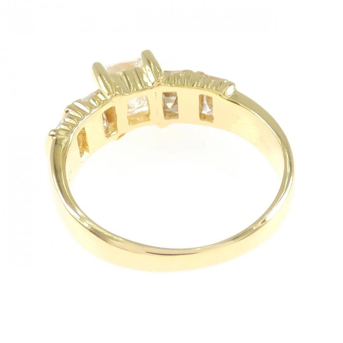 K18YG DIAMOND RING - 3