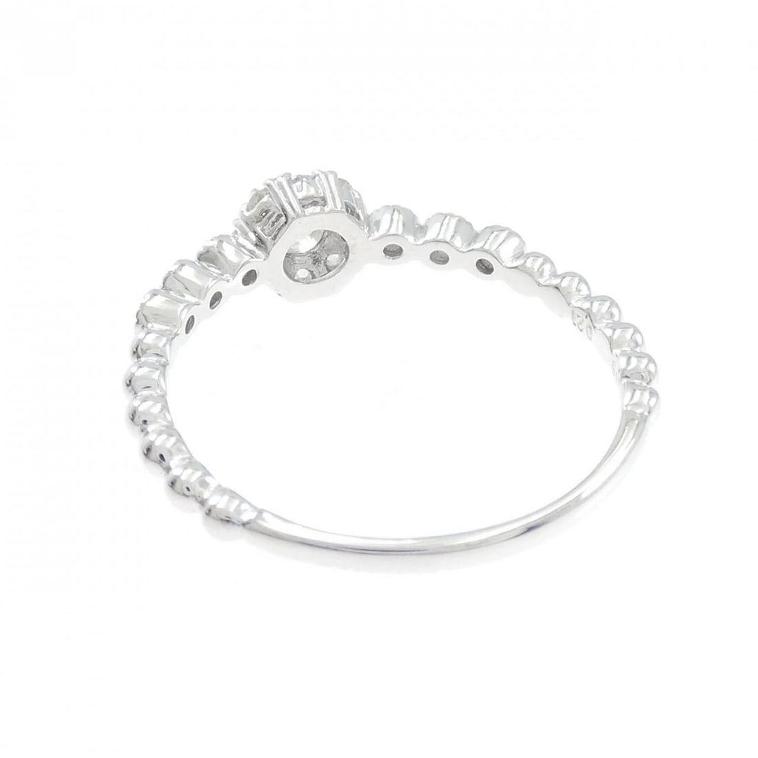K18WG DIAMOND RING - 3