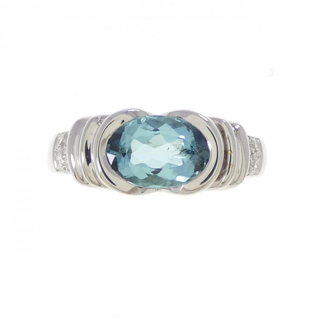 K18WG TOURMALINE RING - 2
