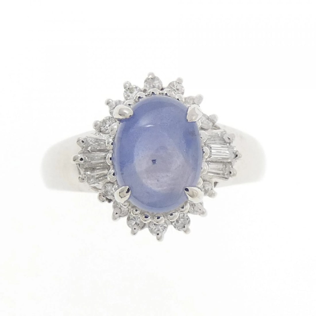 PT900 STAR SAPPHIRE RING - 2