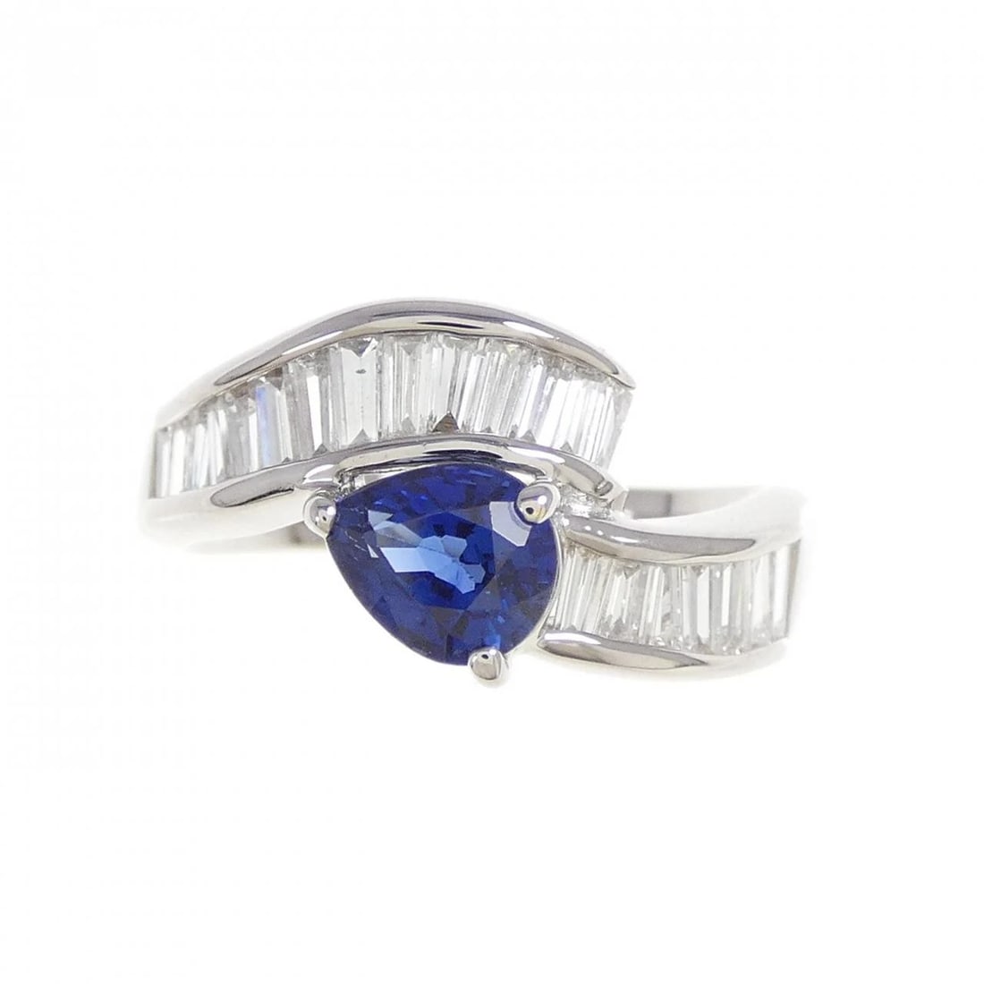 K18WG SAPPHIRE RING - 2