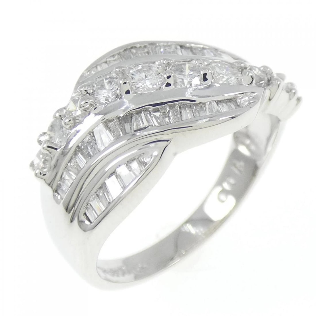 PT DIAMOND RING: PT Diamond Ring Brand: Unbranded Type/Style: Diamond ring Material: Platinum, Main Stone/Creation Natural Color: Platinum Size: US 5 3/4 Accessories: None Accessories Notice: When purchasing