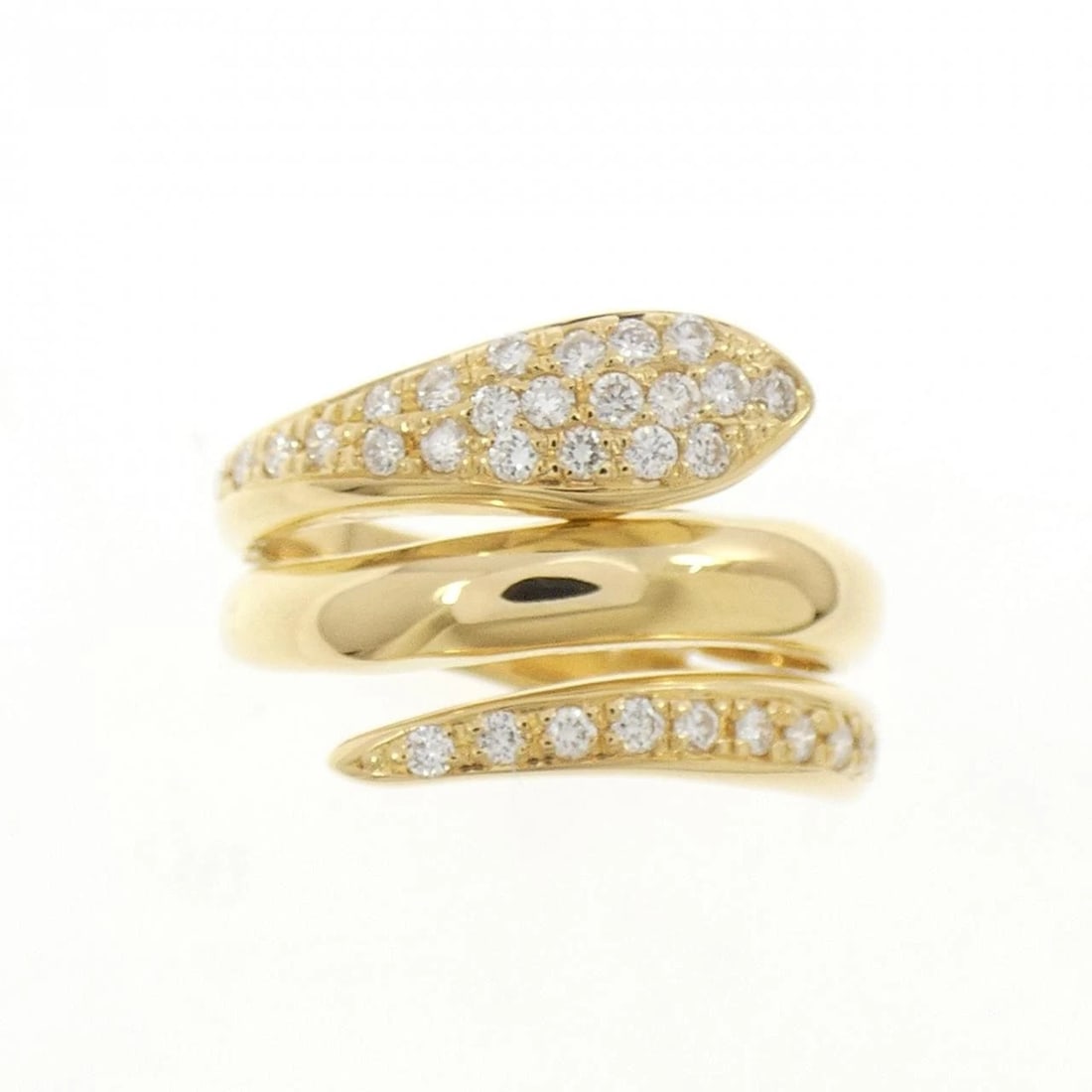 K18YG DIAMOND RING: K18YG Diamond Ring Brand: Unbranded Type/Style: Diamond Ring Material: 18K Yellow Gold, Main Stone/Creation Natural Color: Yellow Gold Size: US 5 Accessories: None Accessories Notice: When purchasing