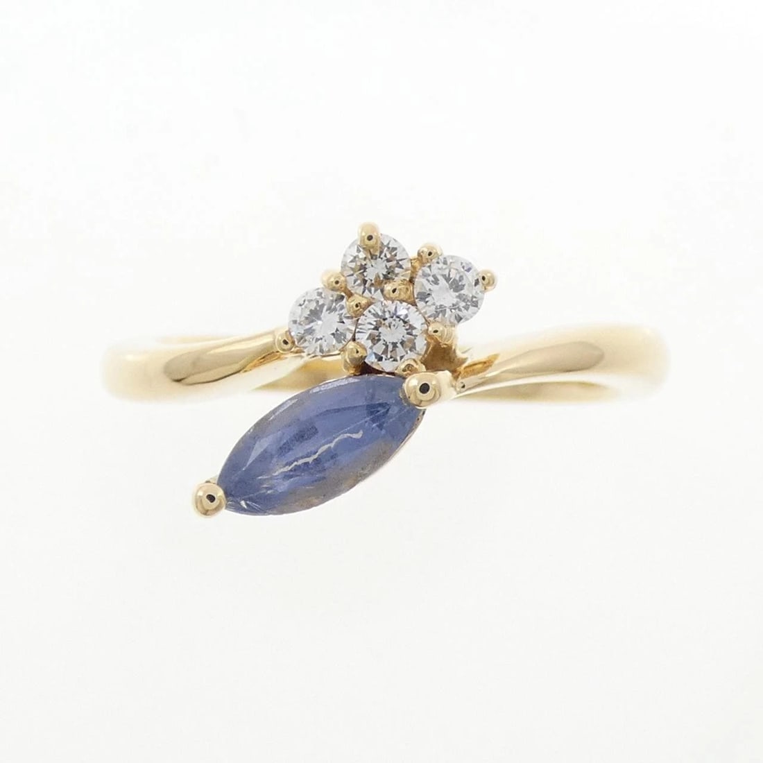 18KYG SAPPHIRE RING - 2