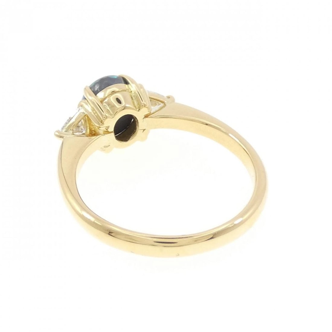 750YG BLACK OPAL RING - 3