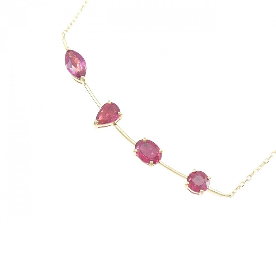 K18YG RUBY NECKLACE - 3