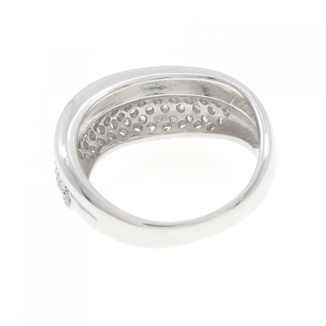 K18WG PAVE DIAMOND RING - 3