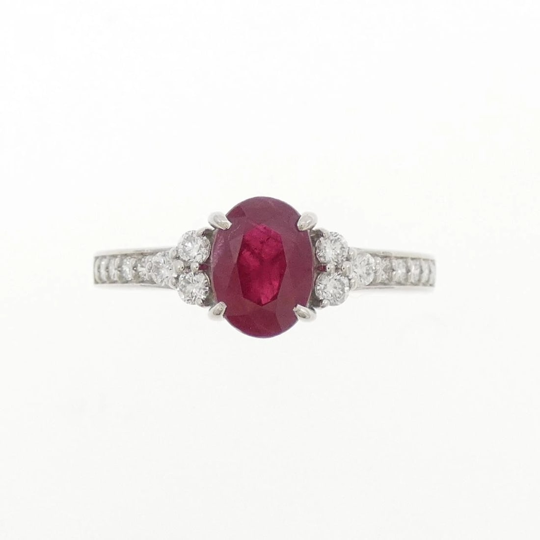 PT950 RUBY RING - 2