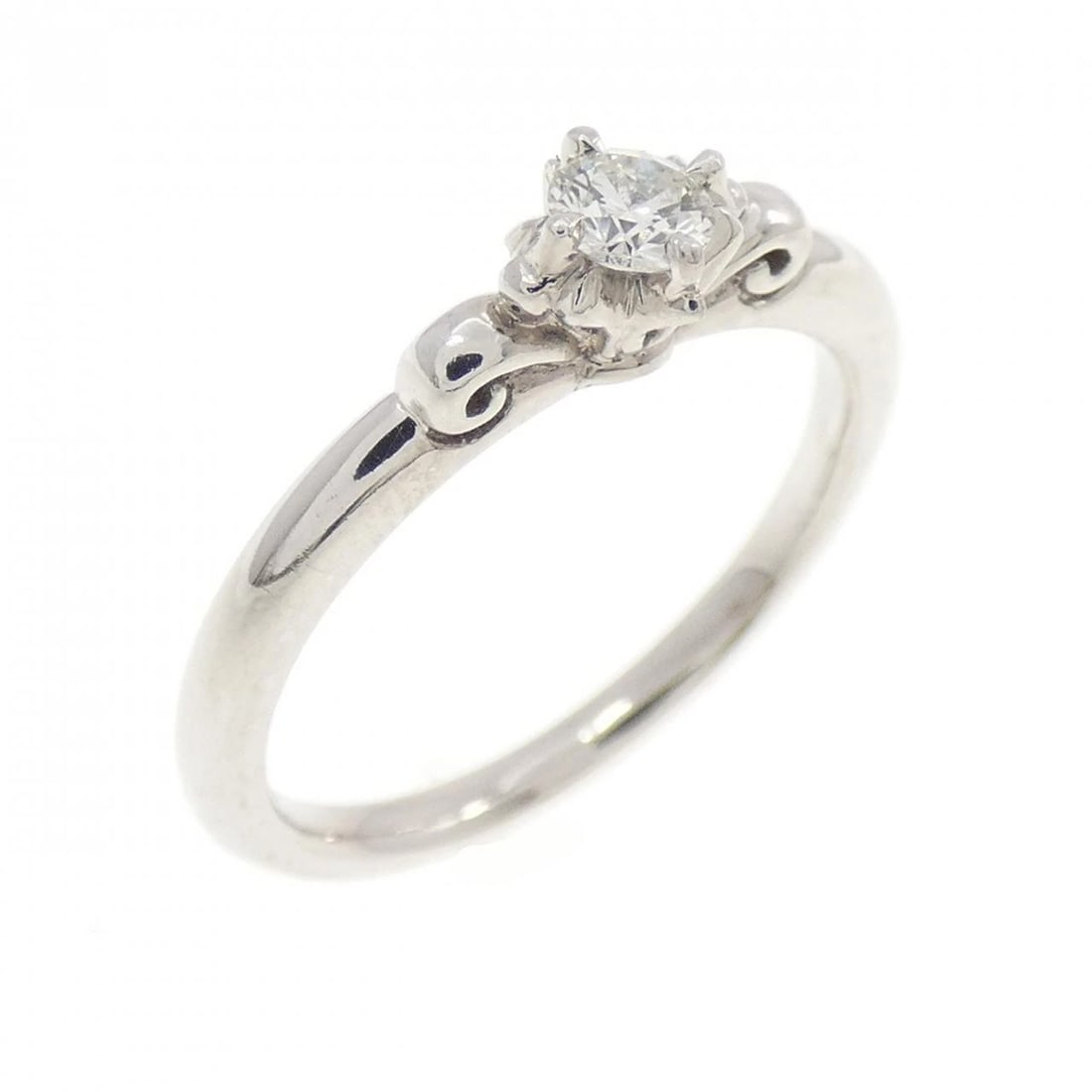 K18WG SOLITAIRE DIAMOND RING: K18WG Solitaire Diamond Ring Brand: Unbranded Type/Style: Diamond Ring Material: 18k White Gold, Main Stone/Creation Natural Color: White Gold Size: US 3 3/4 Accessories: None Accessories Notice: