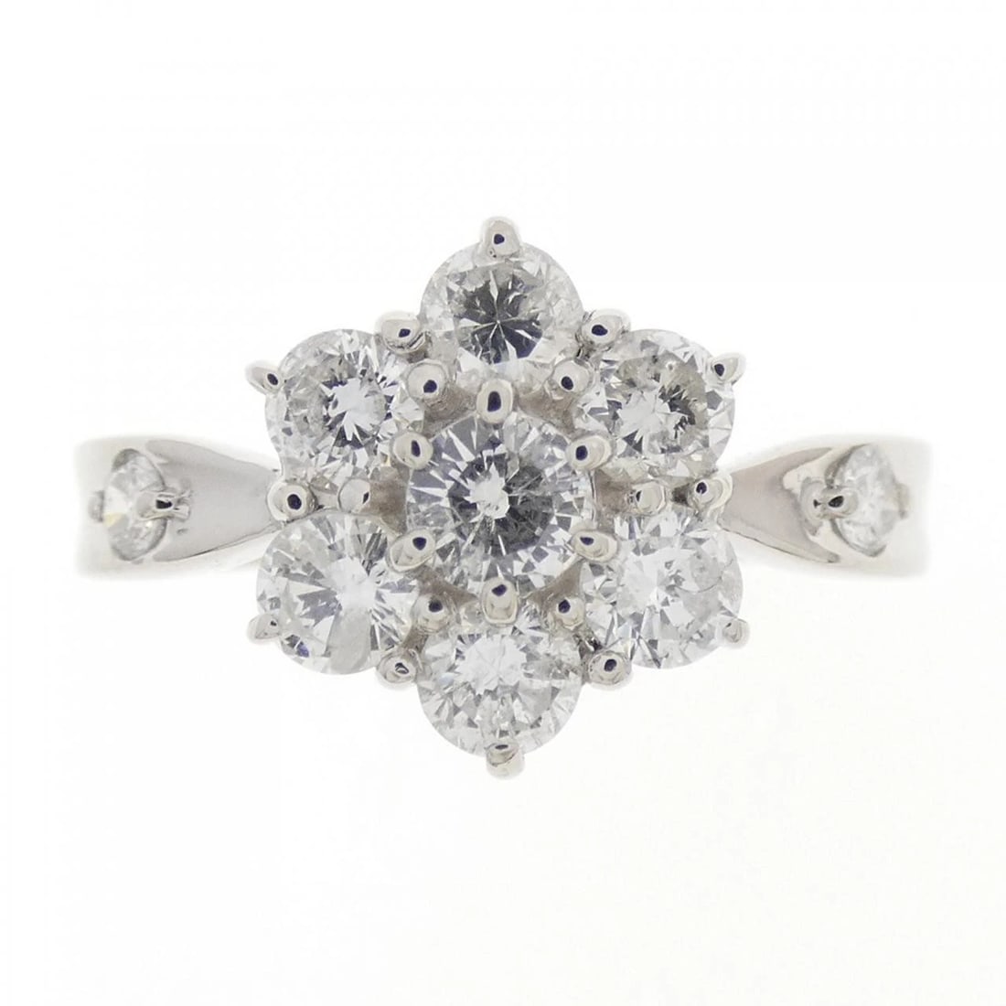 PT850 FLOWER DIAMOND RING - 2