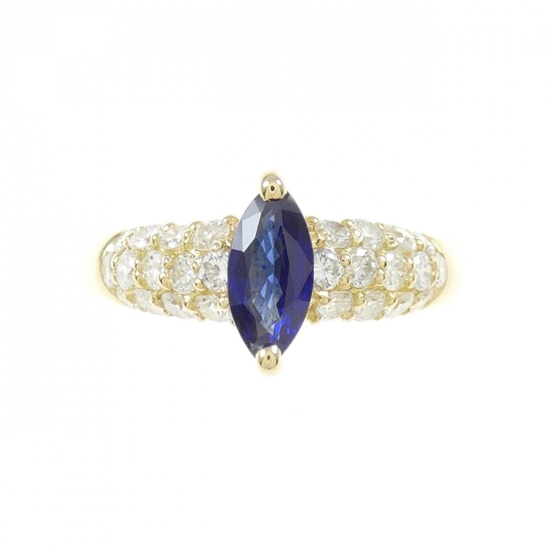 K18YG SAPPHIRE RING - 2