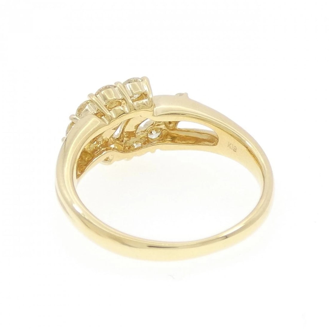 K18YG DIAMOND RING - 3