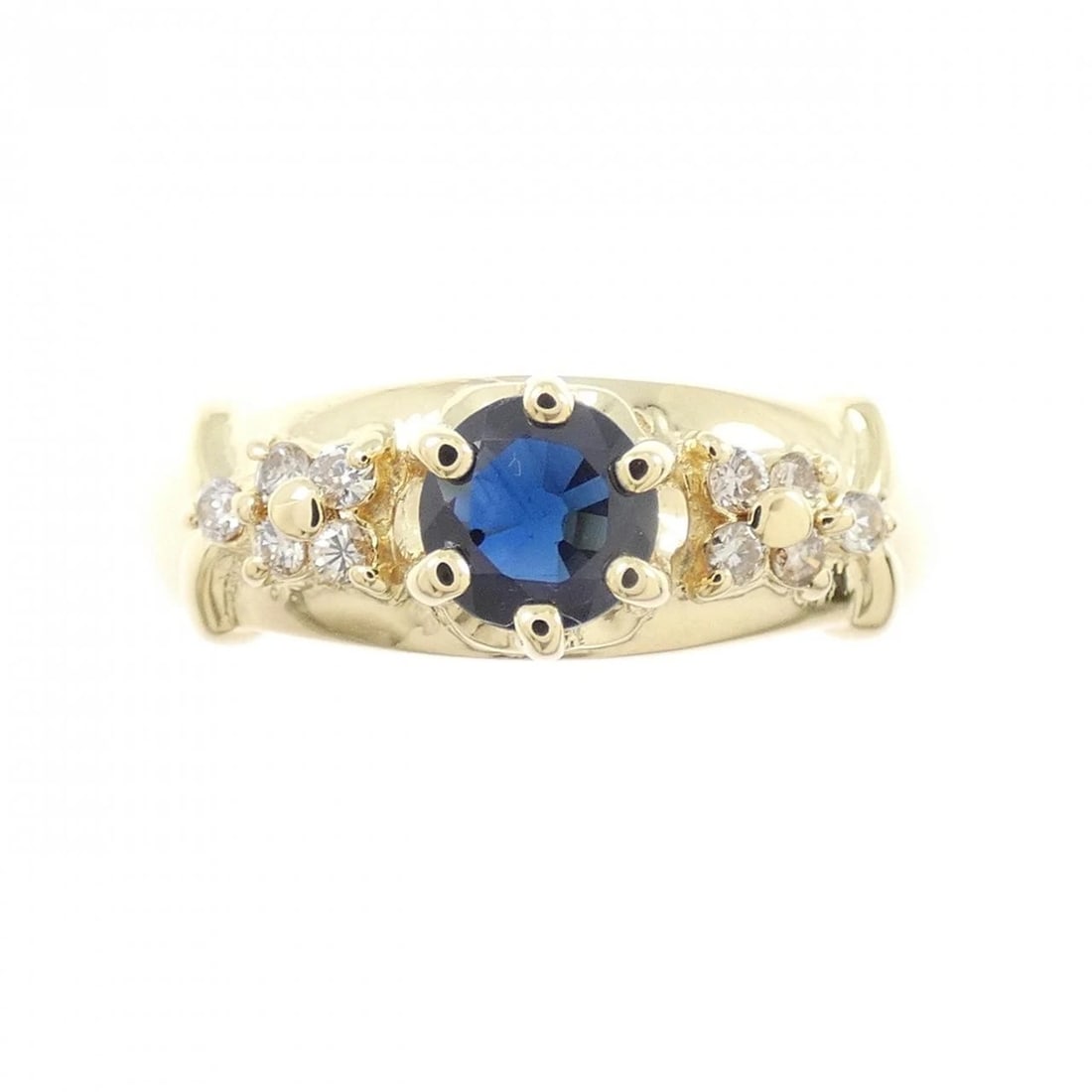 K18YG SAPPHIRE RING - 2