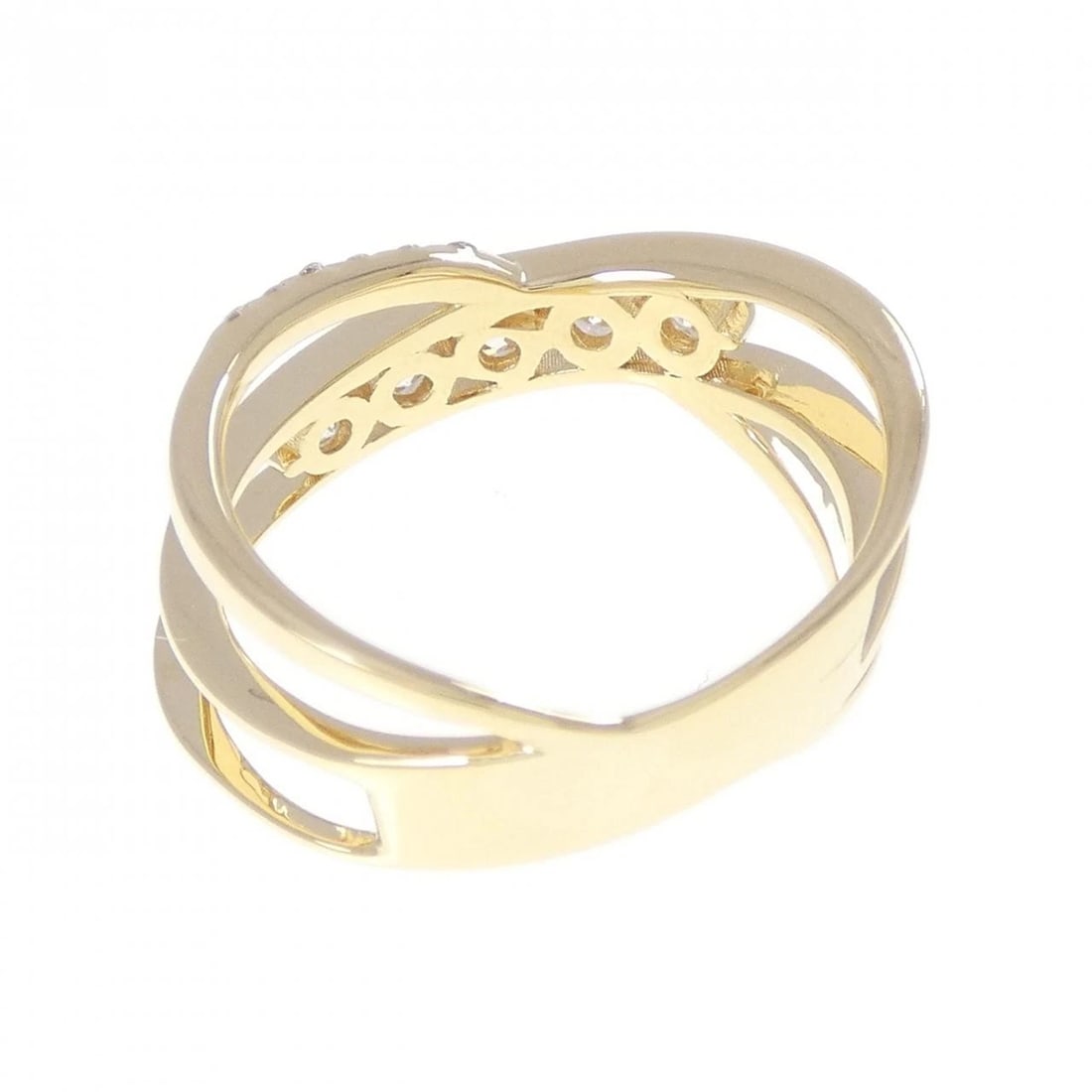 K18YG DIAMOND RING - 3