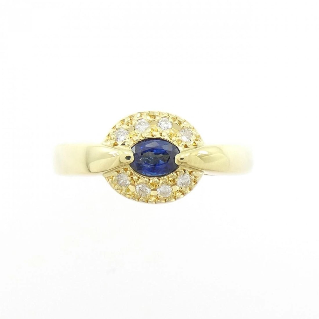 K18YG SAPPHIRE RING - 2