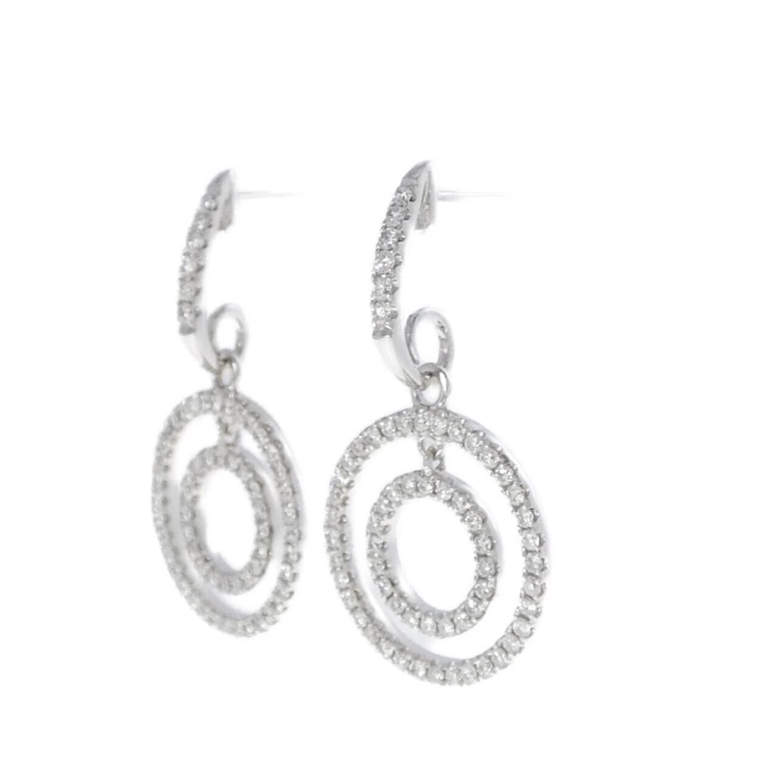 K18WG DIAMOND PIERCE - 2
