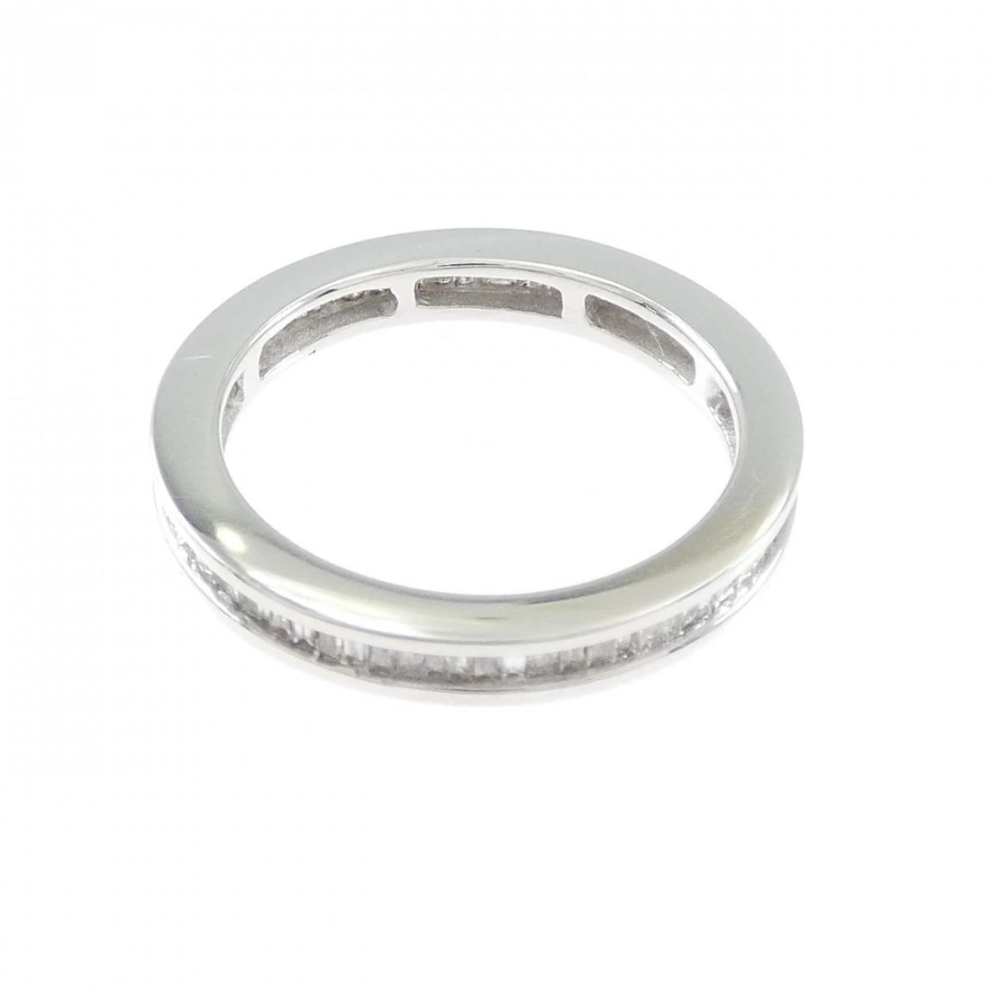 K18WG FULL ETERNITY DIAMOND RING - 2
