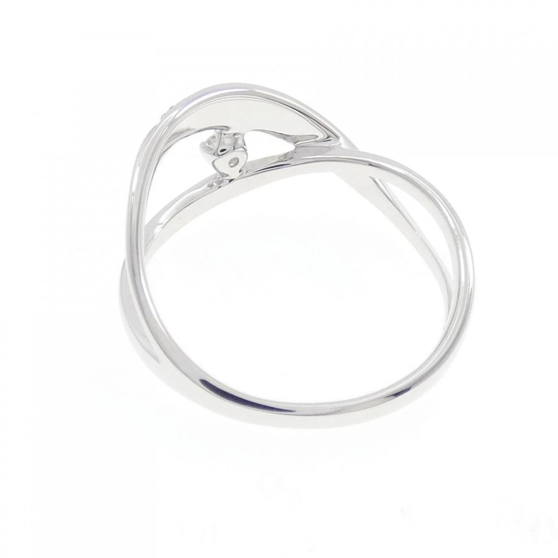 K18WG DIAMOND RING - 3