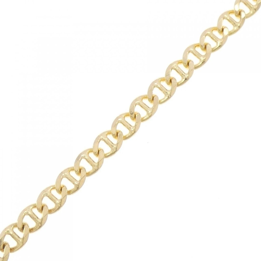 K18YG BRACELET: K18YG bracelet Brand: Unbranded Type/Style: bracelet Material: 18K Yellow Gold, Main Stone/Creation Natural Color: Yellow Gold Size: Actual Size Max width approx: 3.3mm Size 18cm Accessories: None