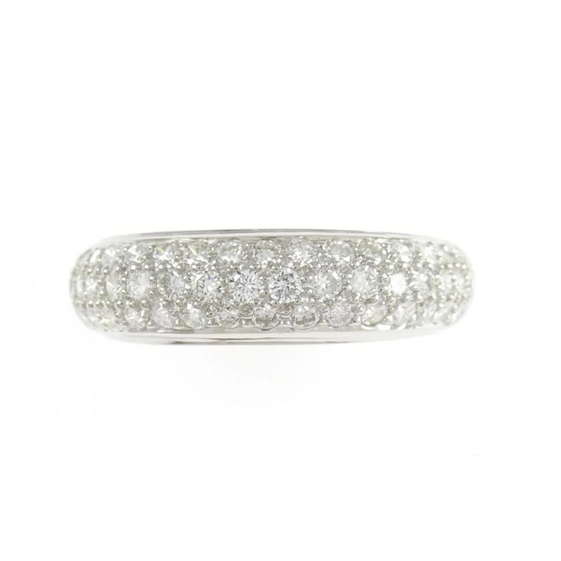 K18WG DIAMOND RING - 2