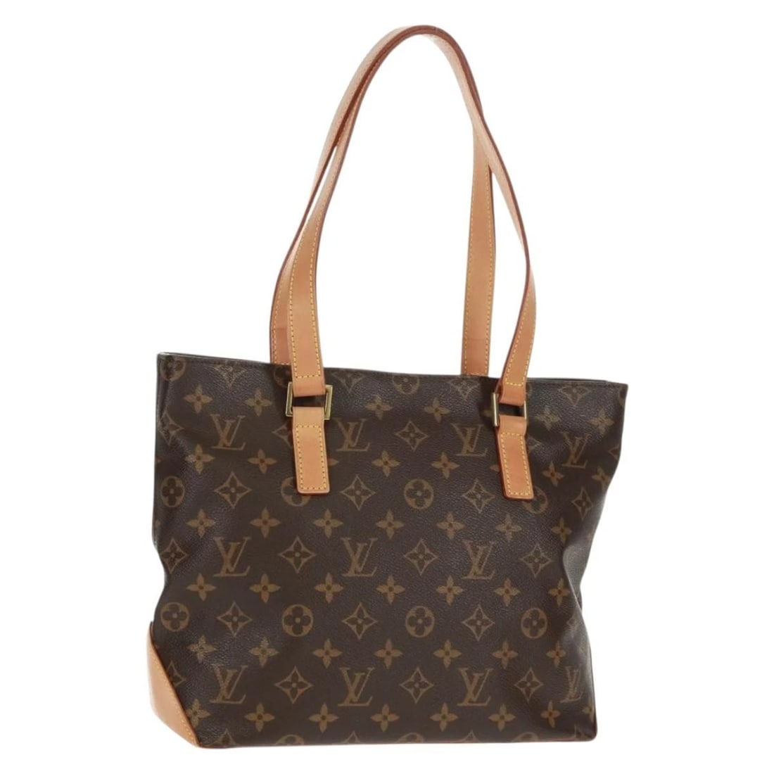 LOUIS VUITTON MONOGRAM CABAS PIANO TOTE BAG: LOUIS VUITTON Monogram Cabas Piano Tote Bag Brand: LOUIS VUITTON Type/Style: Tote Bag Material: Monogram Canvas Color: Monogram Size: Size(Inch) W12.6 x H9.4 x D4.7inch(Approx) Accessories: None <
