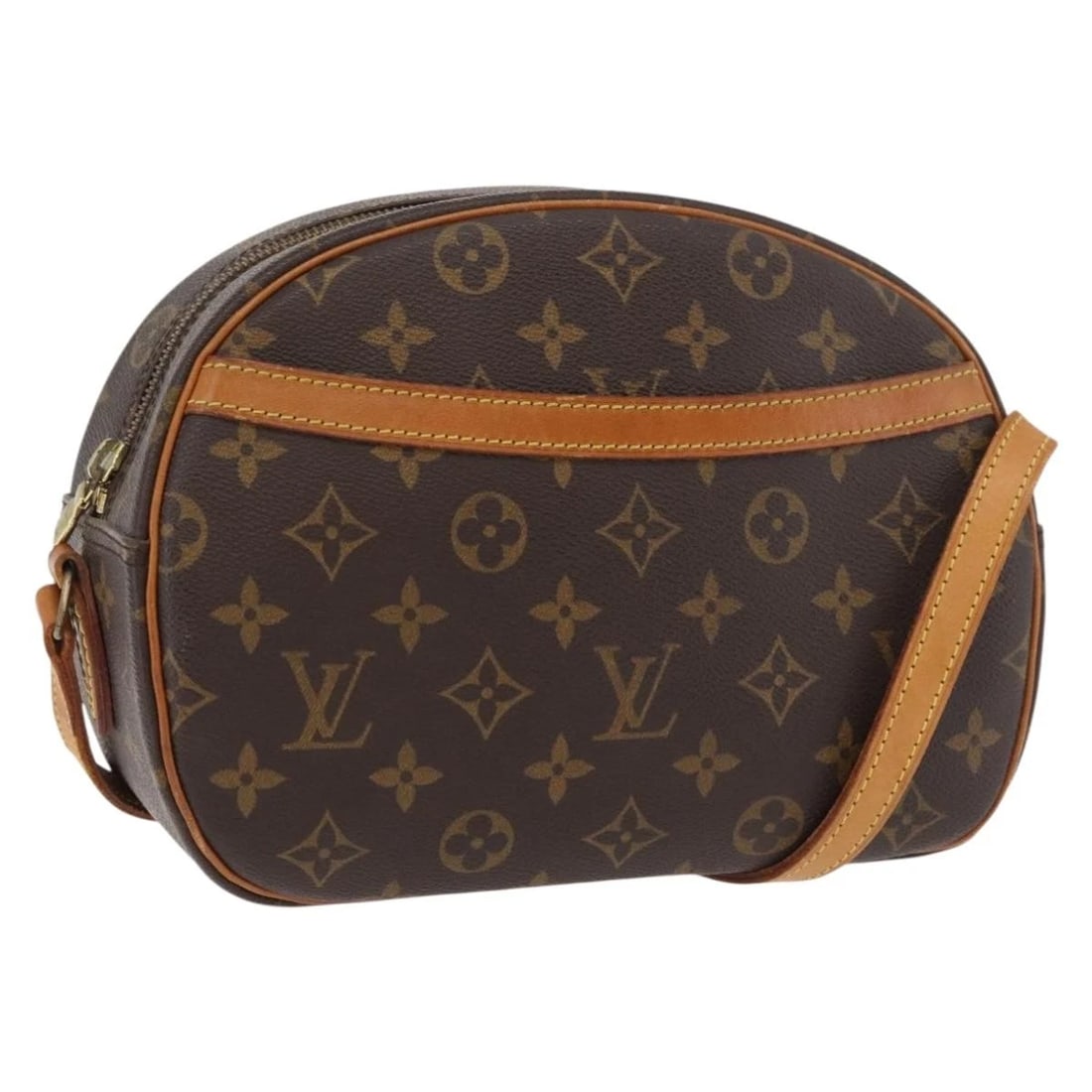 LOUIS VUITTON MONOGRAM BLOIS SHOULDER BAG: LOUIS VUITTON Monogram Blois Shoulder Bag Brand: LOUIS VUITTON Type/Style: Shoulder Bag Material: Monogram Canvas Color: Monogram Size: Size(Inch) W9.8 x H7.5 x D4.3inch(Approx) Accessories: None