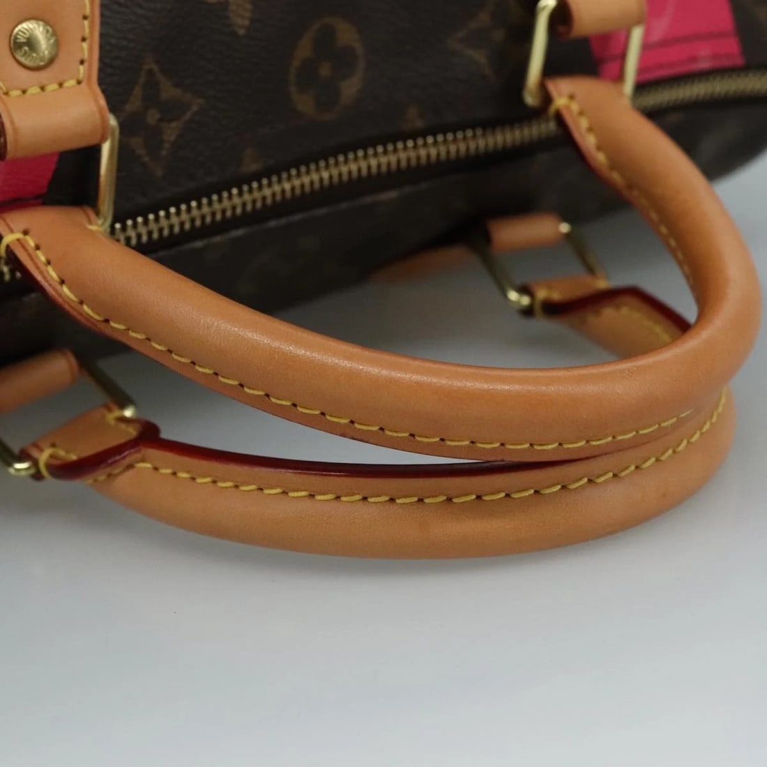 LOUIS VUITTON MONOGRAM V LINE SPEEDY 30 HAND BAG - 6