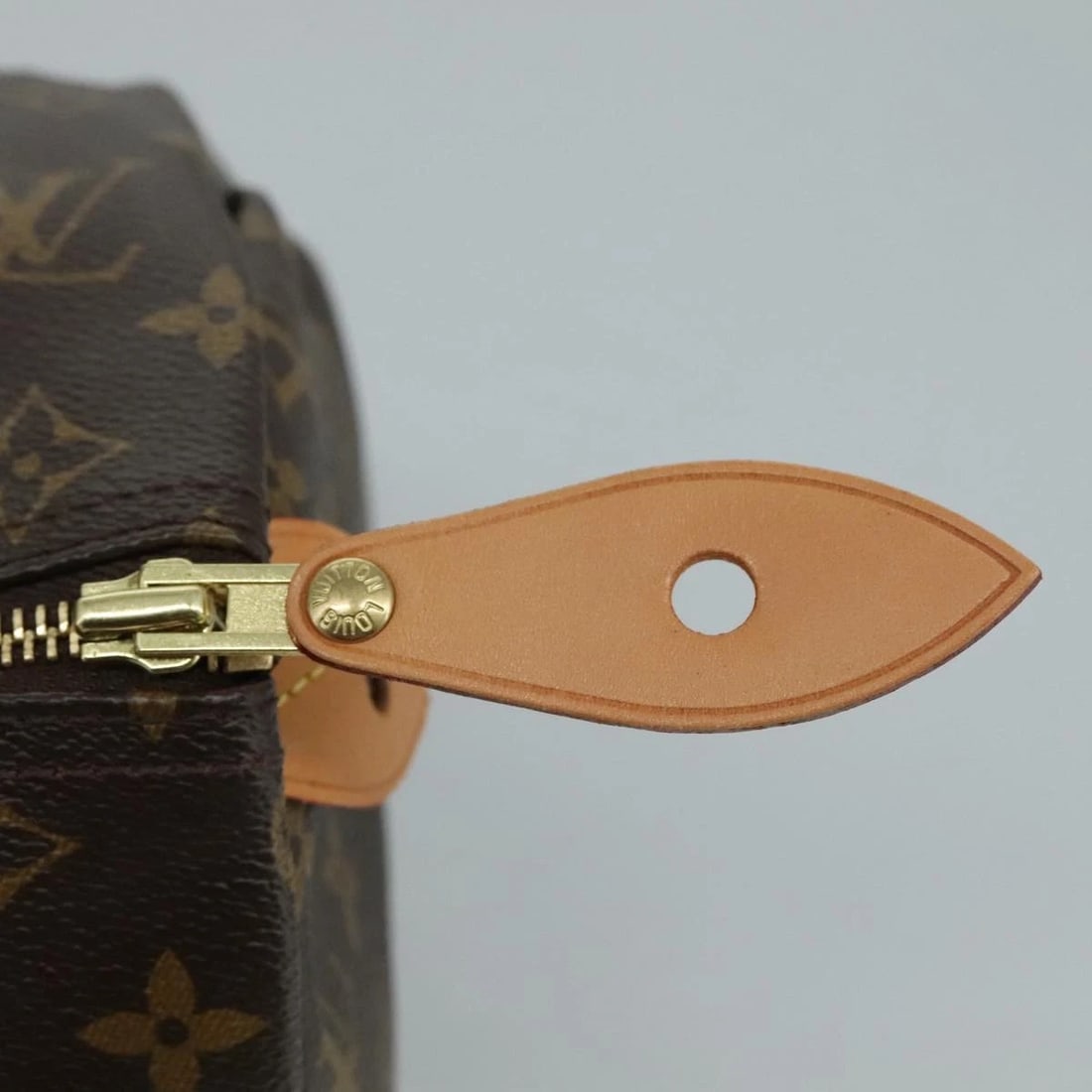 LOUIS VUITTON MONOGRAM V LINE SPEEDY 30 HAND BAG - 8