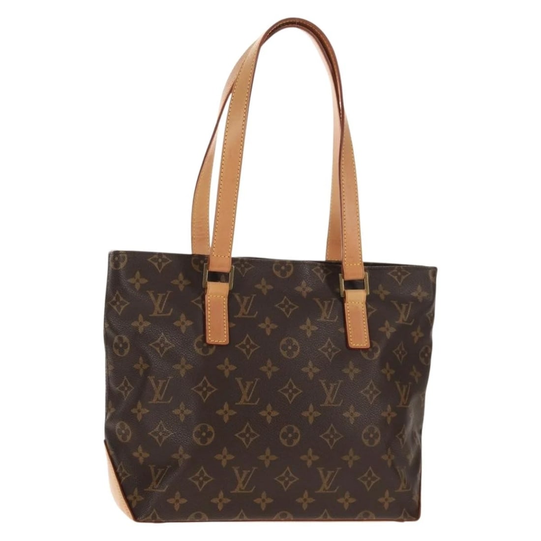 LOUIS VUITTON MONOGRAM CABAS PIANO TOTE BAG: LOUIS VUITTON Monogram Cabas Piano Tote Bag Brand: LOUIS VUITTON Type/Style: Tote Bag Material: Monogram Canvas Color: Monogram Size: Size(Inch) W12.6 x H9.4 x D4.7inch(Approx) Accessories: None