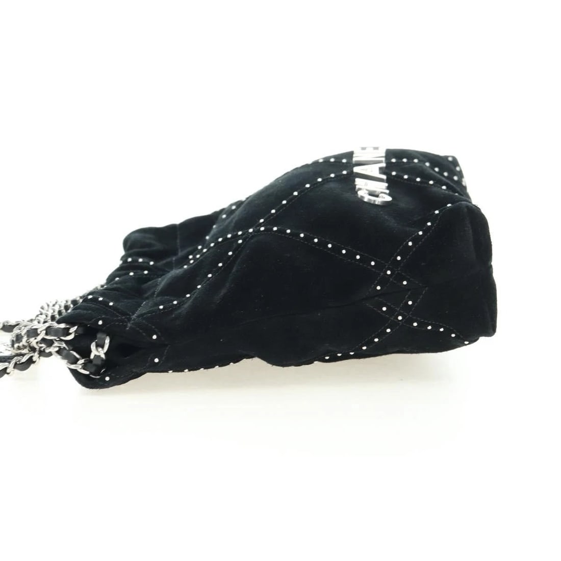 CHANEL 22 DRAWSTRING CHAIN SHOULDER BAG SUEDE - 3