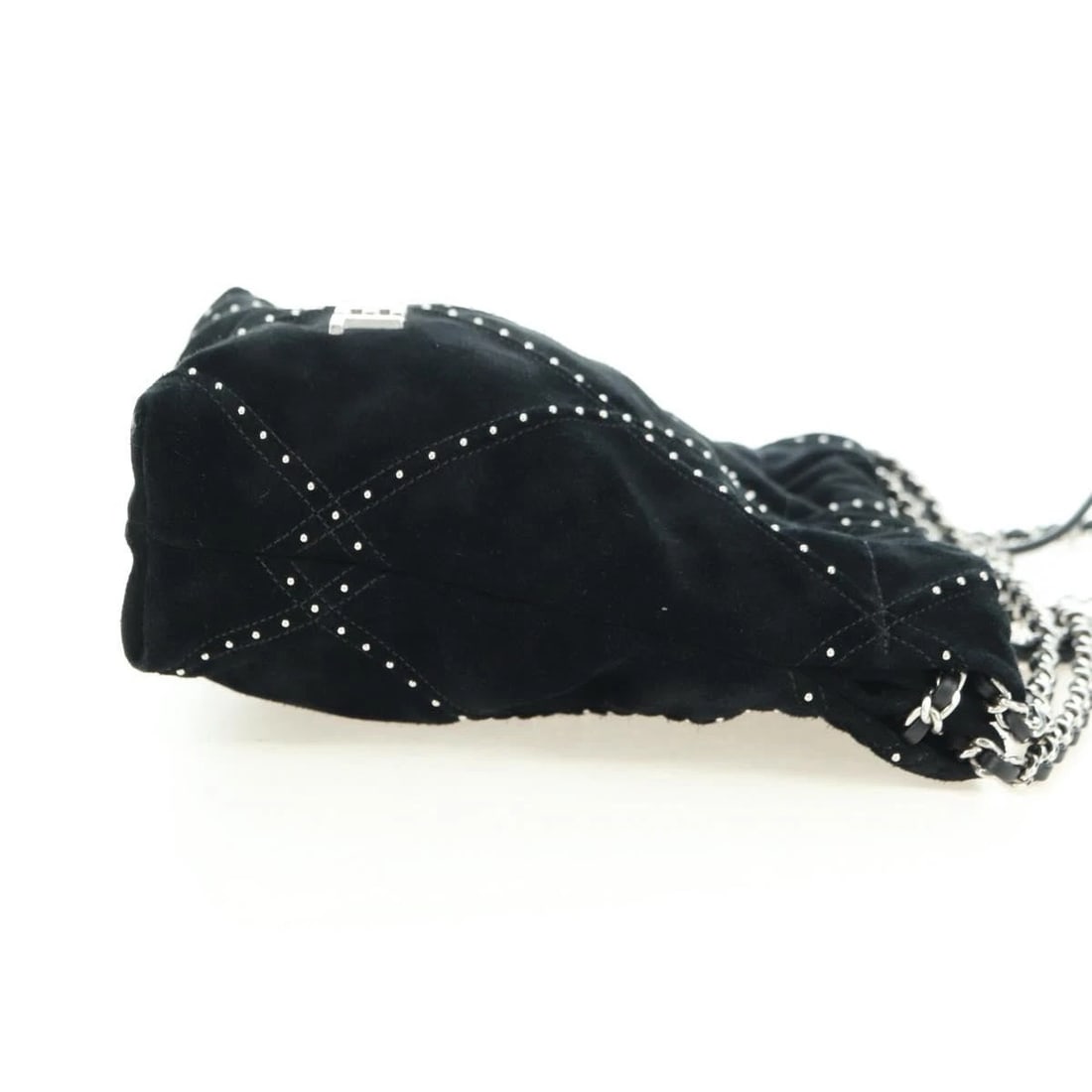 CHANEL 22 DRAWSTRING CHAIN SHOULDER BAG SUEDE - 4