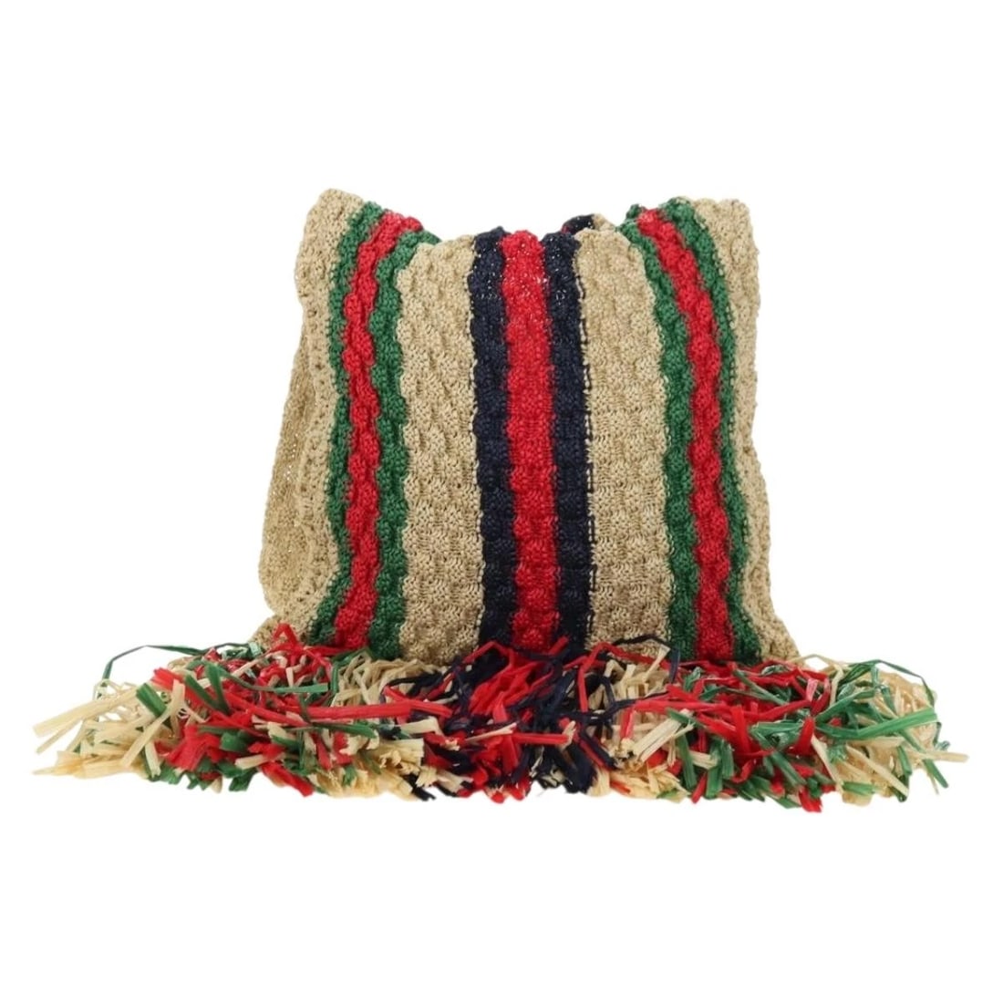 GUCCI SHOULDER BAG RAFFIA MULTICOLOR - 2