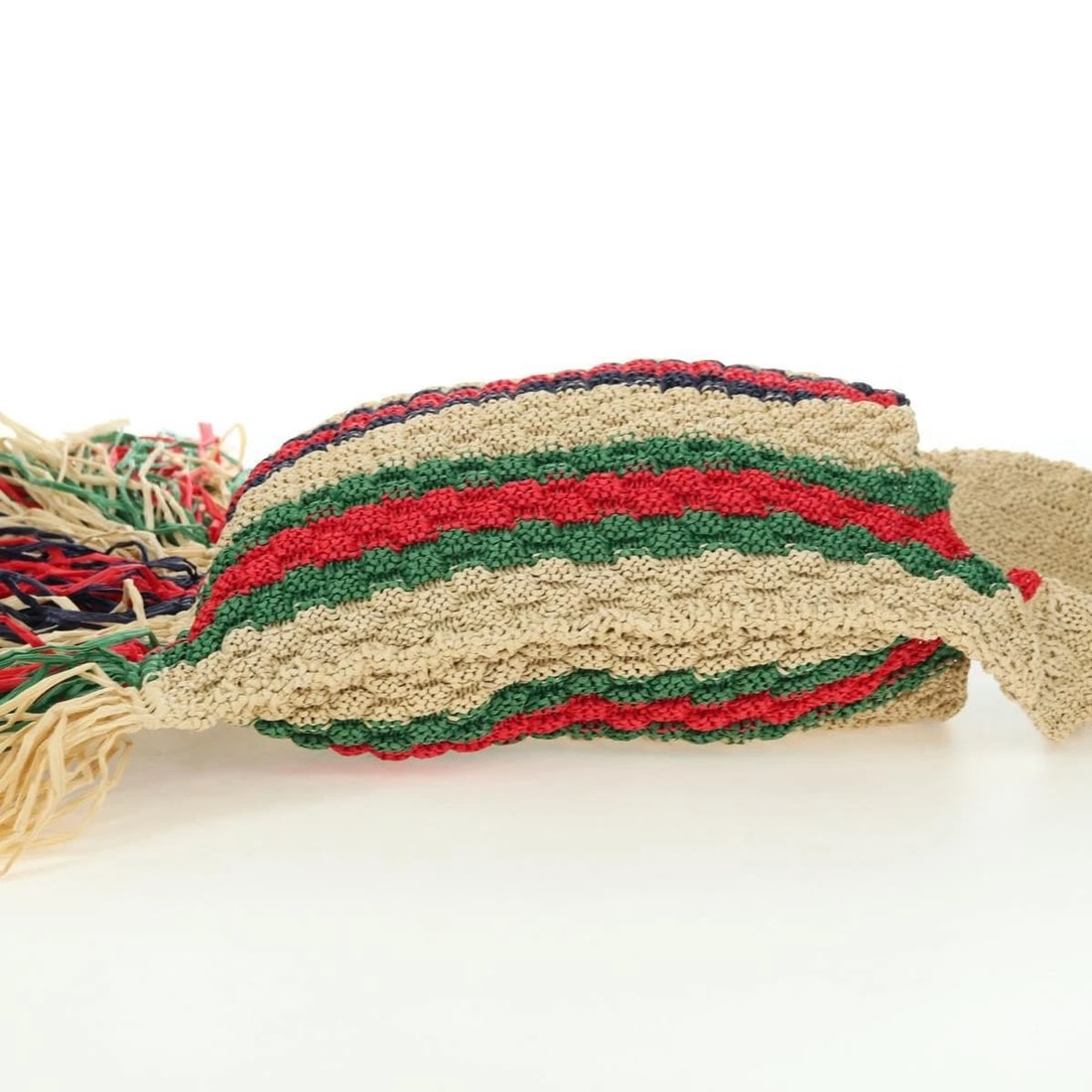 GUCCI SHOULDER BAG RAFFIA MULTICOLOR - 4