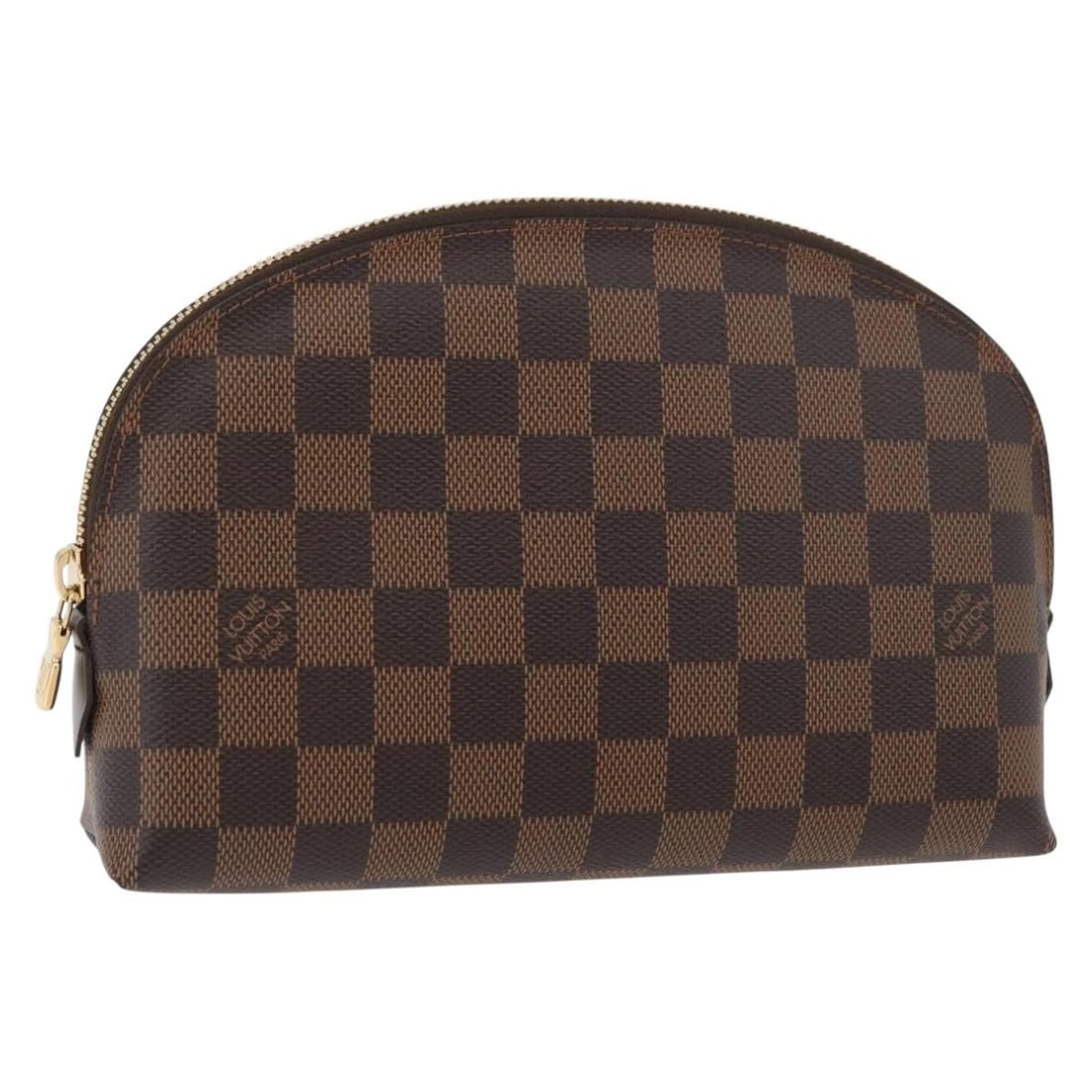 LOUIS VUITTON POCHETTE COSMETIC GM POUCH: LOUIS VUITTON Pochette Cosmetic GM Pouch Brand: LOUIS VUITTON Type/Style: Pouch Material: Damier Ebene Canvas Color: Damie Ebene Size: W8.7 x H5.9 x D2.4inch(Approx) Accessories: None Accessories